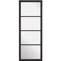 LPD (W) 30 inch Black Soho Glazed 4L Internal Door