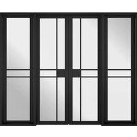 Greenwich - W8 Room Divider - Black - 2031 x 2478 x 35mm