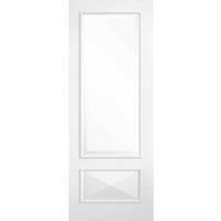 LPD (W) 30 inch White Knightsbridge Glazed 1L Internal Door
