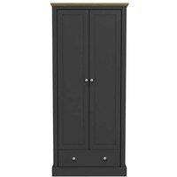 LPD Devon 2 Door Wardrobe Charcoal