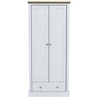 DEVON BEDROOM SET WARDROBE BEDSIDE TABLE CABINET DRAWER CHEST WHITE