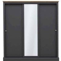 Devon Modern Wood Country Style Quality Bedroom Furniture Range Grey Oak Top