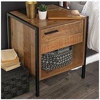 LPD Devon Dressing Table Set - Table Stool & Mirror in Charcoal, Oak or White