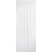 Wickes Geneva Cottage White Primed Solid Core Door  1981 x 686mm