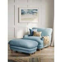 LPD Furniture Plumpton Chair Duck Egg Blue Weave