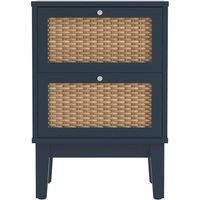 LPD Furniture Bordeaux Blue Bedside