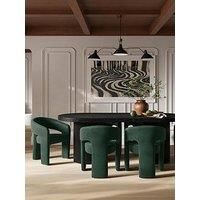 Alba Dining Chair - Forest Green