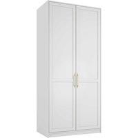 LPD Furniture Austen White 2 Door Wardrobe