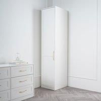 LPD Furniture Austen White 1 Door Wardrobe