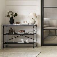 LPD Furniture Fairmont Marble Effect Kitchen Island