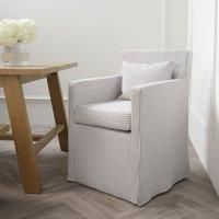 Lpd Home Hettie Stripe Fabric Dining Chair