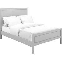 LPD Furniture Bay Cement Grey Double Bed, Grey