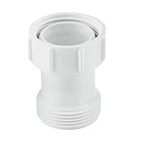 McAlpine S12A-1 Female Male Coupling-1¼" BSP x 1" Length, White