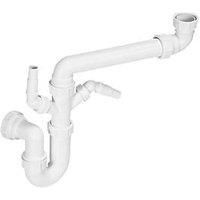 Universal Space Saver Plumbing Kit/ Single Bowl Sink Trap. McAlpine SSK1 GENUINE