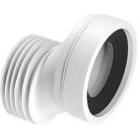 McALPINE WC-CON4A 40mm Offset Toilet Wc Pan Connector White 110mm- NEW