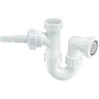 Plumbob Sink Adjustable Trap & Washing Machine Outlet 40mm 784348