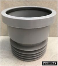 Plastic - Cast Iron or Clay Drain Connector Coupling Adaptor 110mm 4" Soil Pipe