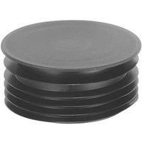 Mcalpine - 110mm Rubber Drain Plug Black - DC4-BL
