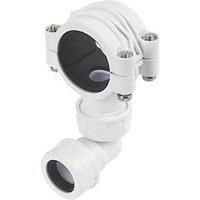McALPINE CLAMP1WH Pipe Clamp to suit 1¼"/1½" Pipe (White)