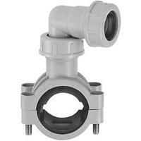 McAlpine CLAMP1GR Condensate Pipe Clamp 1.1/2" x 1.1/4" x 22mm Grey