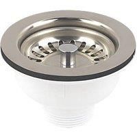 McAlpine BWSTSS 1½" Basket Strainer Waste-Stemball Plug, Chrome