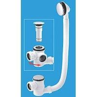 McALPINE BATH CLICKER WASTE + OVERFLOW ADJUSTABLE SWIVEL TRAP SET 1.5" HC2650UK