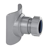 McAlpine 4"/110mm x 1½" Pipe Mechanical Soil Pipe Boss Connector BOSSCONN110T-GR