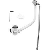 McAlpine Bath Filler and Overflow White w/ Chrome Finish 70mm (567JG)