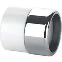 McAlpine Chrome Waste Pipe 32mm 35mm to Plastic Adaptor Coupling