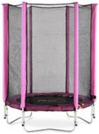 Plum Junior 4.5Ft Blue Trampoline And Enclosure