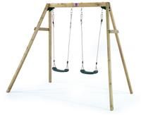 Plum Wooden Double Swing