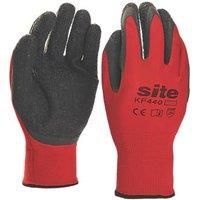 Site 440 Superlight Latex Gripper Gloves Red / Black X Large (322HP)