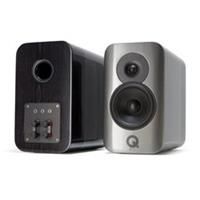 Manufacturer Refurbished - Q Acoustics Concept 300 Speakers - Silver/Ebony