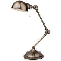Firstlight Products Beau Table Lamp, Antique Brass, E14 (Small Edison Screw)