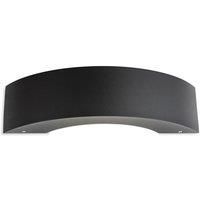 Firstlight Arch Modern Style LED Up and Down Light 10W Cool White Graphite