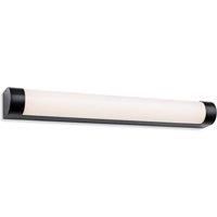 Firstlight Lima Modern Style LED 60cm Light Bar 12W Warm White in Black and Opal
