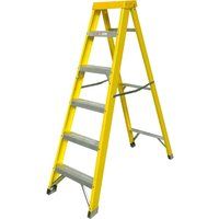 Zarges Fibreglass Swingback Steps 6 Rungs ZAR300516