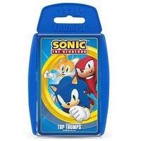 Sonic The Hedgehog Top Trumps Specials , Educational card game bringing your favourite characters to life including Tail& Knuckle, Fun family game for ages 6& up, Blue,silver (WM02859-EN1-6)
