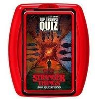 Top Trumps Stranger Things Quiz Game Travel Classic Guessing Game for 2 plus players makes a great gift for ages 15 plus
