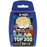 Top Trumps World Football Stars Top 200 Card Game Pack 1, Play with Lionel Messi, Sadio Mane, Mac Allister, Ederson and Jamal Musiala, educational gift for ages 6 plus