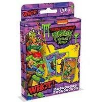 Waddingtons Number 1 Teenage Mutant Ninja Turtles WHOT! Card Game, Take turns matching shapes numbers and characters including Raph Donnie and Mikey great gift and toy for Boys and Girls Aged 5 plus