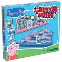 Winning Moves Peppa Pig Guess Who£ Board Game including Peppa, Mummy Pig, George, Daddy Pig easy to set up, gift for ages 6 plus