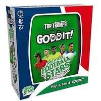 Top Trumps World Football Stars Goddit! Card Game for Kids and Adults Family Game Travel Game 1 to 6 Players Makes a Great Gift for Ages 6 plus