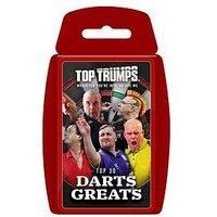 Top Trumps Top 30 Darts Greats V2 Classic Card Game, Play with Phil Taylor and Luke Littler, Educational pack that makes a great gift, for ages 6 plus, Red