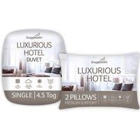 Snuggledown Luxurious Hotel Temperature Regulating Mattress Topper Single Bed - Bouncy & Soft Premium Cooling Mattress Cover - Keeps You Cool, Luxury, Comfortable, Machine Washable (90cm x 190cm)