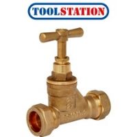 Brass Poly Stopcock 25 x 25mm