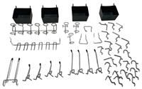 Cathedral Peg Board Peg Board Accessory Pack 43 Pieces - Color: None