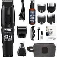 Wahl and Peaky Blinders Lithium 8-in-1 Multigroomer Gift Set, Rechargeable Trimmers, Beard and Body Trimmer, Detail Trimming, Close Shaving, Ear and Nose Hair Removal, Moisturiser, Men’s Grooming Kit