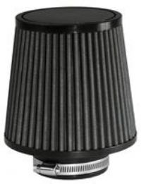 Simply AFU01 Chrome Mesh Stainless Steel Air Filter - Fits 60 to 75mm Pipes - H155 x W155 mm - High Efficiency - Increased Power & Performance