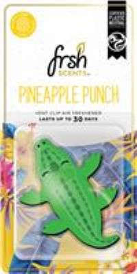 FRSH Scents VO006 Pineapple Punch 3D Crocodile Vent Clip for Cars - Lifespan up to 30 Days - Single Pack